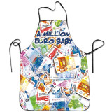 Cross border e-commerce specializing in funny and novel aprons, personalized series of clothing, funny aprons, 3D printed aprons