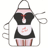 Servant sexy beauty apron maid beauty apron floral apron can be printed with company logo on the apron