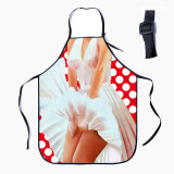 Creative 3D personalized printed kitchen apron with adjustable buckle Christmas sexy aprons for both men and women