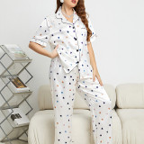 Danilin's New Summer Creative Love Pajamas Sexy Home Fury Simple Fashion Casual Comfortable Pajama Set
