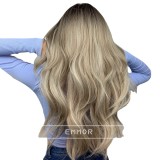 Anime animation cosplay wig women's long hair fluffy fashion makeup wig Europe and America big wave long curly hair