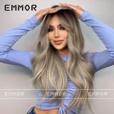 Anime animation cosplay wig women's long hair fluffy fashion makeup wig Europe and America big wave long curly hair