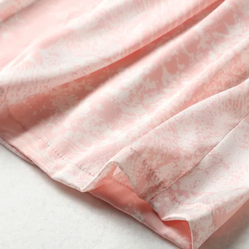 Pajamas women's summer thin style with chest pads, suspender skirts, long pants, pajamas, five piece set of ice silk women's pajamas, home clothing