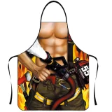 The idea of customizing a neckline style kitchen chef's prank gift from the manufacturer is a humorous barbecue and baking apron