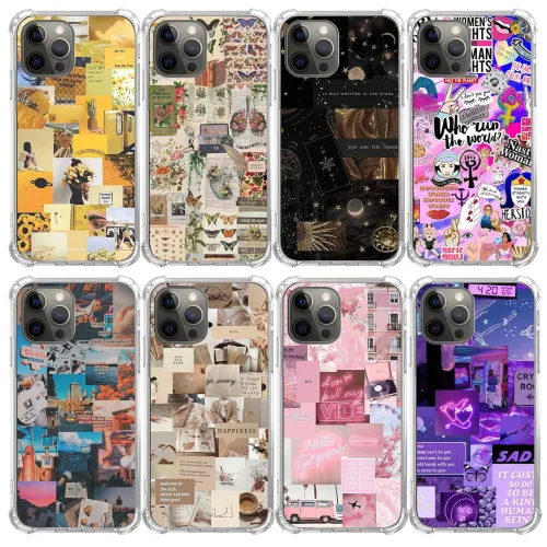 Retro 1970s suitable for iPhone 14prmax, new creative hippie rainbow 13pro, four corner soft shell for foreign trade