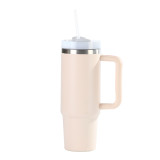 Cross border second-generation 30oz insulated cup, frosted stainless steel insulated cup, travel portable, handheld, car handle insulated cup
