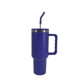 Third generation 40OZ car cup spray painted solid color high aesthetic handle stainless steel insulated cup
