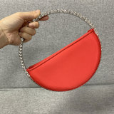 Xiaohongshu Instagram blogger and internet celebrity, same round diamond carrying handbag with diamond inlaid dinner bag, small 23 new women's handbag