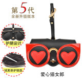 Zhao Liying's same eyewear bag, pressure resistant portable eyewear bag, sunglasses clip storage bag, girl's eyewear box bag hanging