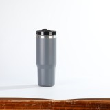 Cross border portable straw insulated cup Portable 304 stainless steel insulated cup Large capacity portable vacuum car cup