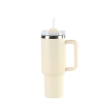 Temu reported a spray molded handle insulated cup with a high aesthetic value of 40oz. The car cup has a large capacity stainless steel car insulated cup