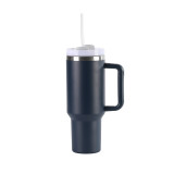 Temu reported a spray molded handle insulated cup with a high aesthetic value of 40oz. The car cup has a large capacity stainless steel car insulated cup