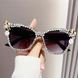NEW Designer Fashion Classic Crystal Diamond Women Sunglasses  Frame Rhinestone Bling Sun glasses