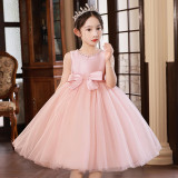 Princess Dress Girl Dress Set Autumn Children's Performance Dress Birthday Dress Flower Girl Piano Autumn