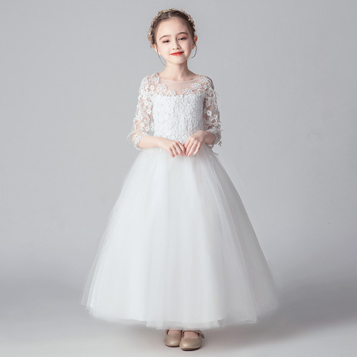 Children's dress, princess dress, girl's fluffy dress, flower girl dress, host piano performance dress, children's dress