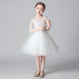 Children's dress, princess dress, girl's fluffy dress, flower girl dress, host piano performance dress, children's dress