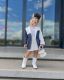 Cross border foreign trade autumn new trendy and cool street suit children's color matching suit jacket ins