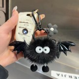 Cute internet celebrity plush mink fur small monster bag pendant ins plush ball elf bag keychain pendant