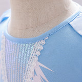 Amazon Ice and Snow Fantasy 2 Elsa Baby Baby First Year Dress Snowflake Skirt Elsa Princess Pengpeng Skirt