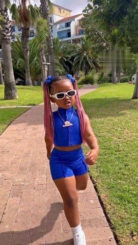 Cross border European and American foreign trade children's clothing new girls sleeveless solid color pit stripe fashionable shorts set ins