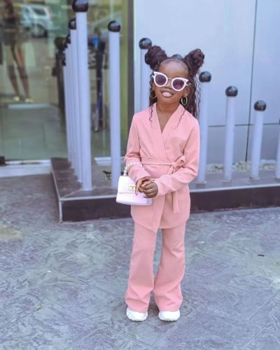 Cross border European and American foreign trade children's clothing spring fashion new long sleeved suit solid color two-piece Instagram for girls