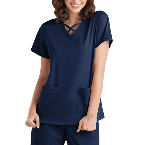 Dental surgeon operating room operating suit, thin hand wash suit, foreign trade elastic quick drying medical and nursing work clothes