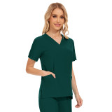 Handwashing clothes, short sleeved women's surgical gowns, beauty salon doctors, work clothes, men's operating room hand brushes, short sleeved sets wholesale