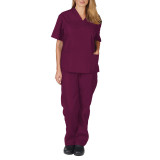 Cross border Amazon Summer Handwashing Clothes Thin Men's Doctor Surgical Clothing Women's Nurse Work Clothing Elastic Quick Drying Set