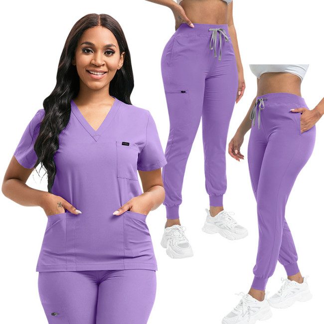 Pet clinic nurse work uniform neutral matte set nursing matte female uniform multi-color medical work uniform male