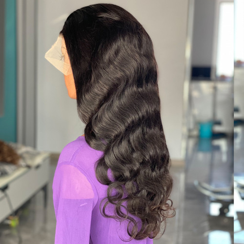 Promotion 180 Density Front Lace Human Hair Wig Xu Chang Full Head Set Human Hair Wig