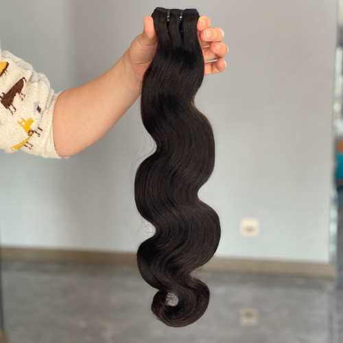 12A  Double Drawn Body Wave human hair extensions
