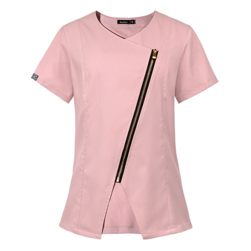 Wholesale of short sleeved surgical clothing sets for female doctors and nurses in factories, SPA beauty salon work clothes, summer hand washing clothes