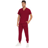 Amazon operating room short sleeved hand wash suits for both men and women, nurse uniforms for surgeons, isolation gowns, work uniforms, and caregiver uniforms