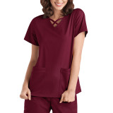 Dental surgeon operating room operating suit, thin hand wash suit, foreign trade elastic quick drying medical and nursing work clothes
