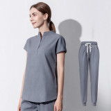 High end surgical clothing, dental operating room hand wash clothes, elastic female brush hand clothes, doctor and nurse oral work clothes set