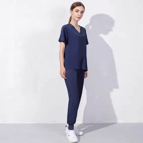 Cross border distribution of summer doctor and nurse work uniforms, beauty hospitals, pet dentistry operating rooms, hand washing clothes sets