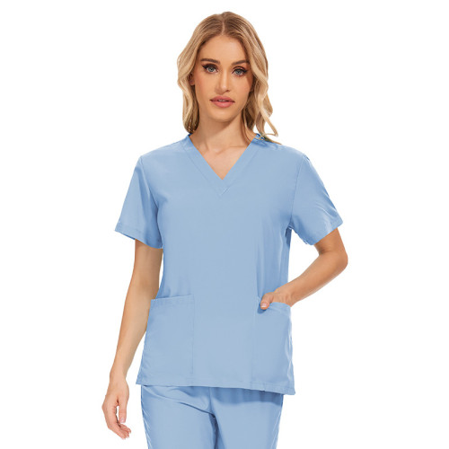 Handwashing clothes, short sleeved women's surgical gowns, beauty salon doctors, work clothes, men's operating room hand brushes, short sleeved sets wholesale