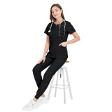 Manufacturer's direct sales of surgical gowns for oral dentists, women's split body wash clothes set, elastic quick drying hospital nurse uniforms