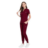 Factory direct sales hospital hand wash suit wholesale oral clinic operating room nurse suit short sleeved V-neck brush hand suit
