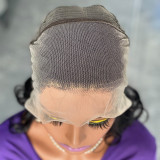 180Density Loose Deep Human Hair Wigs Front Lace Human Wig Headpiece