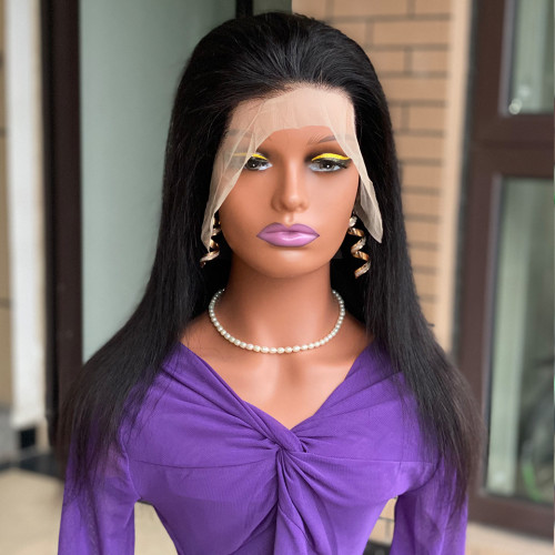 Promotion straight front human hair wig Xu Chang