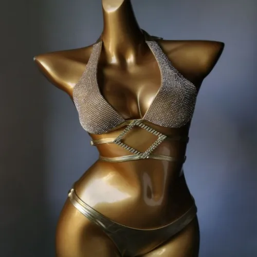 Sticky diamond nightclub swimsuit bikini swimsuit new high-end nightclub bikini nightclub suit bikini