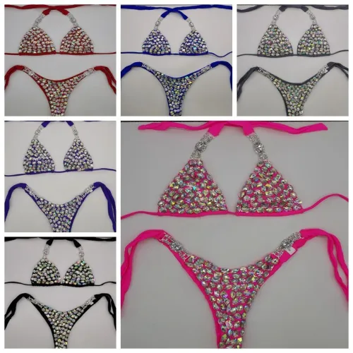 Diamond alloy accessories for swimwear, bikini accessories for swimwear, new manufacturer direct sales diamond bikini