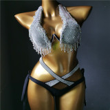 New AliExpress, Amazon, eBay, European and American fringe bikini swimwear, nightclub wear, lingerie bikini