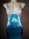 Sticky Diamond Nightclub Dress New Evening Dress High end Nightclub Sewn Diamond Nightclub Dress High end Evening Dress