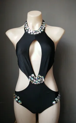 Hot selling diamond hot selling bikini swimsuit, swimwear manufacturer direct sales, sample customization, European and American fashion