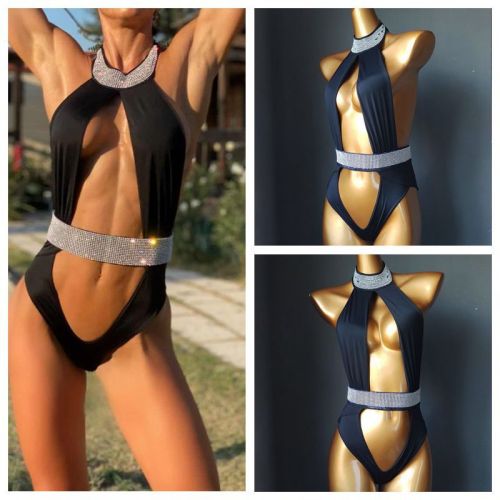 New sexy and trendy bikini swimwear, popular on eBay, popular on Amazon, sewn diamond bikini manufacturer direct sales