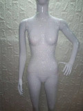 Cross border eBay, Amazon's best-selling women's clothing for foreign trade, transparent mesh sparkling diamond sexy nightclub dress