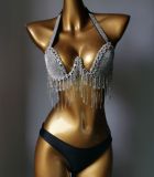 New Diamond Fringe Bikini Diamond Swimsuit Diamond Fringe Bikini Stitched Diamond Bikini Nightclub Dress