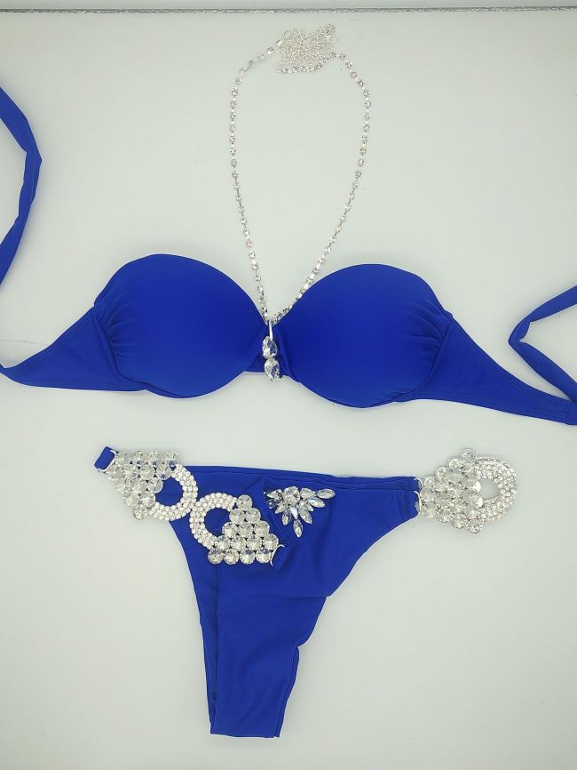 Diamond accessories swimsuit bikini alloy accessories swimsuit new high-end diamond bikini